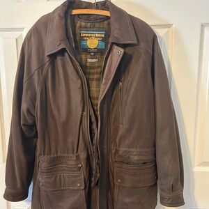 Wilsons Leather Dark Brown Pea Coat